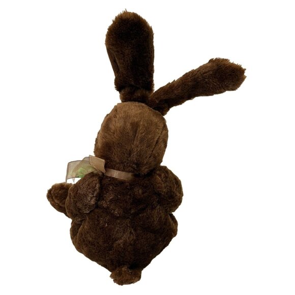 Wishpets Caramel Brown Plush Bunny Rabbit Carrot Floppy Ear Polyester Fiber 11" - Picture 3 of 8